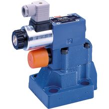 Pressure relief valve, pilot controlled Solenoid-operated unloading